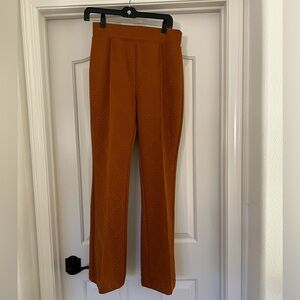 Anthropology Maeve Rust bell bottom patterned high rise